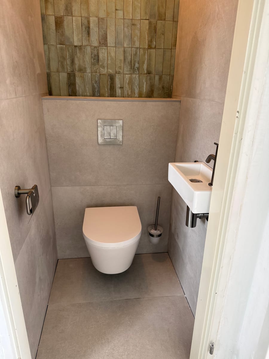 Toilet renovatie in Waddinxveen