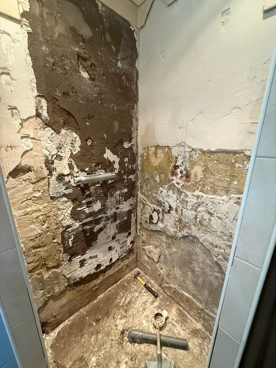 Renovatie van de  douchehoek in Bleiswijk — projectfoto 2