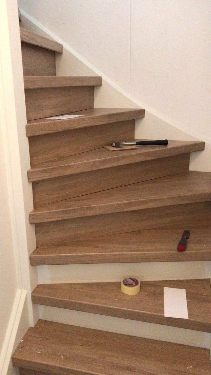 Traprenovatie — Na