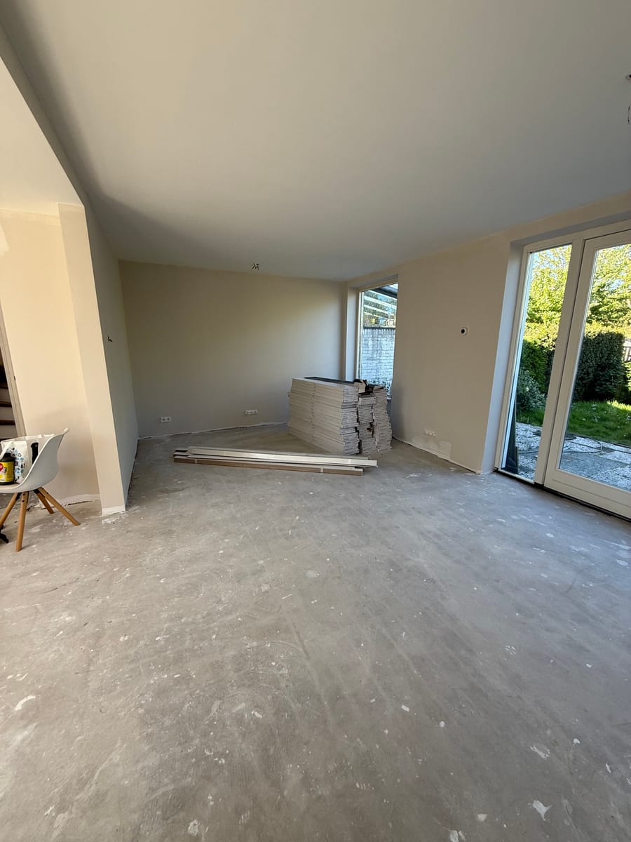 PVC vloer leggen — Voor