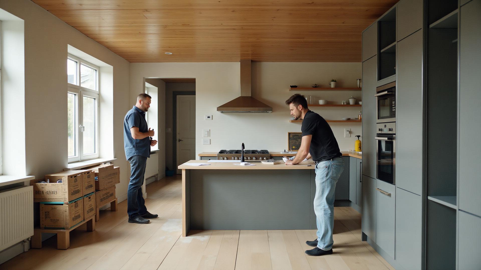 Professionele renovatie in uitvoering